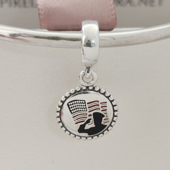 Pandora American Police Exclusive Dangle Charm with box - Picture 4 of 6